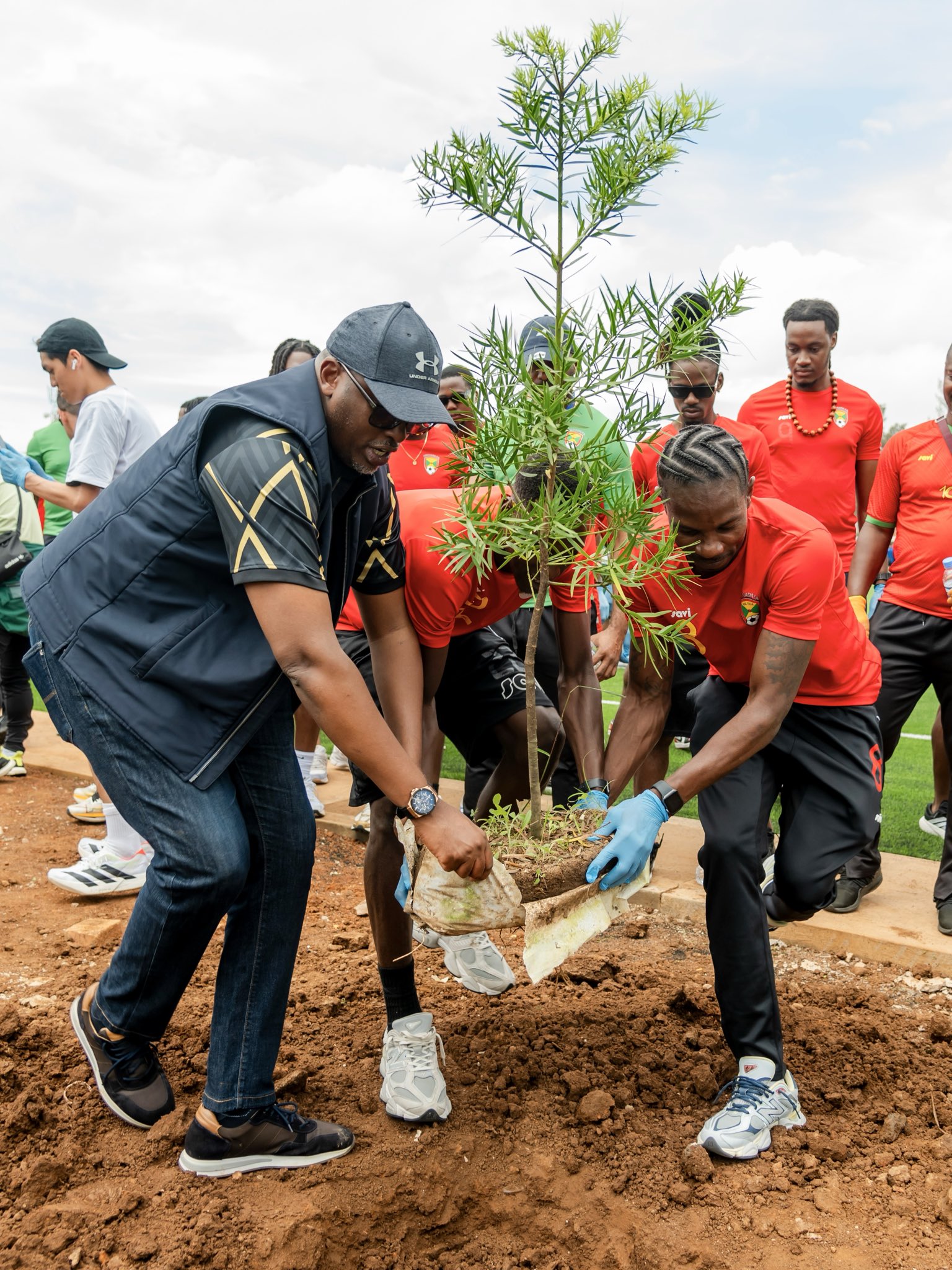 Perezida wa FERWAFA Shema Ngonga Fabrice nawe yitabiriye uyu muganda
