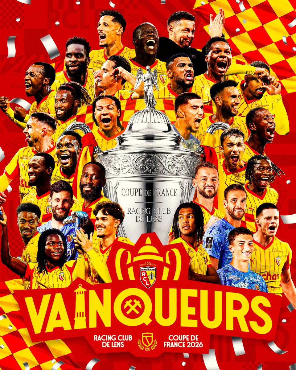 Lens yatsinze Nice yegukana igikombe cy’igihugu