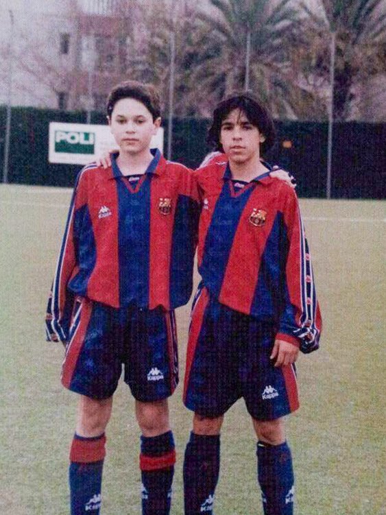 Ubanza ibumoso ni Andrés Iniesta Luján agitangira gukinira La Masia