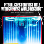 Pitbull yanditse amateka mashya nyuma yo guhuriza hamwe abantu barenga ibihumbi 22 bambaye ingofero zigaragaza umutwe nk’ufite uruhara (bald caps).